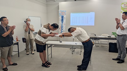 優勝した佐藤さん