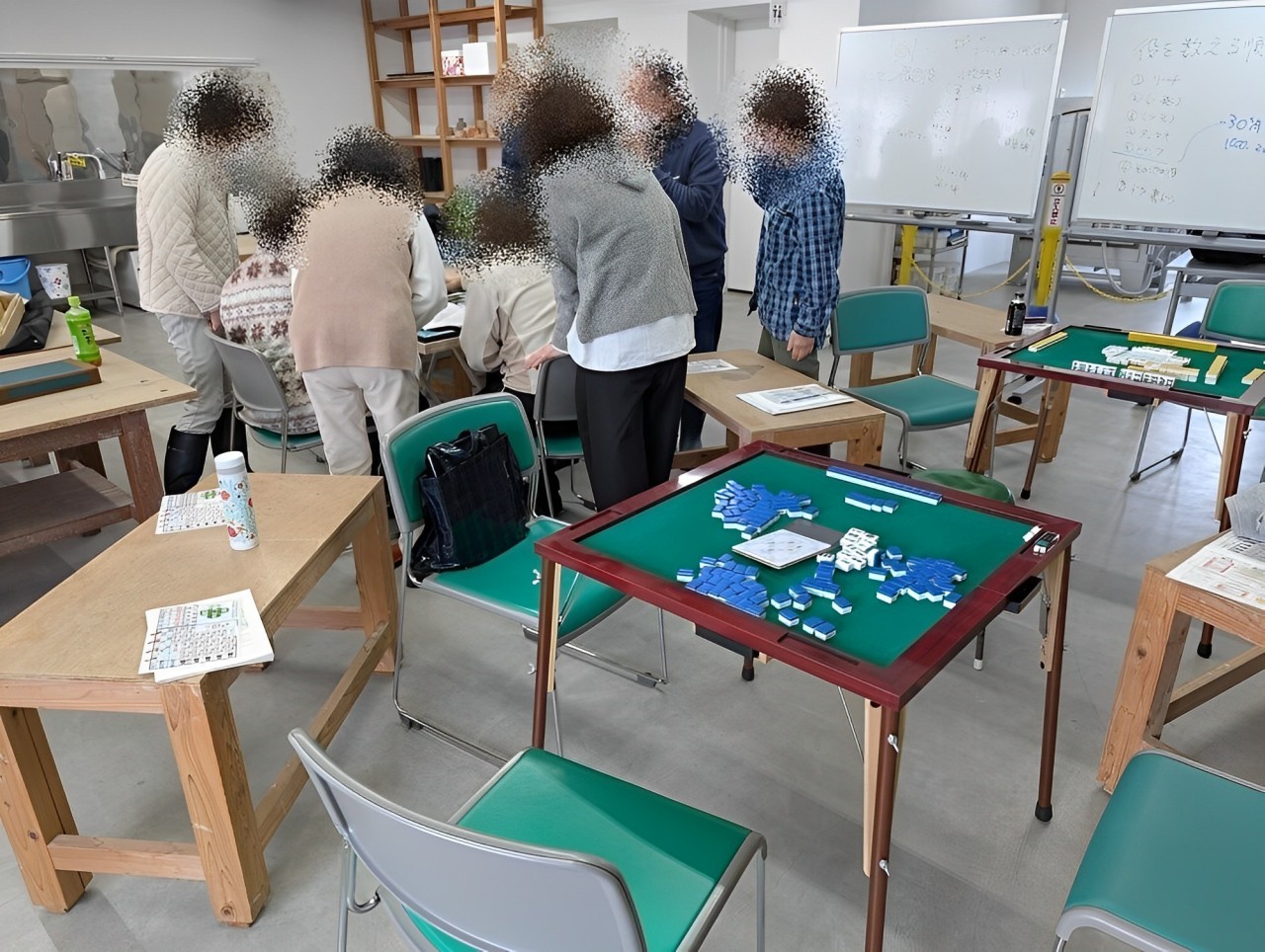 緑一色を見る会員さんたち